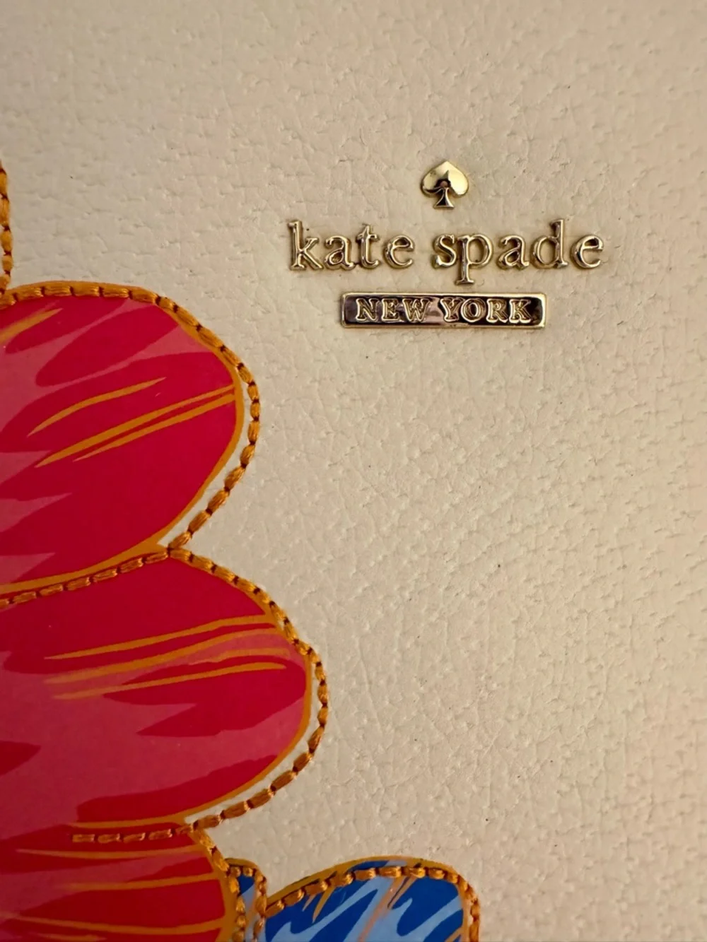 kate spade Cream Floral Appliqué Crossbody - Picture 3 of 4